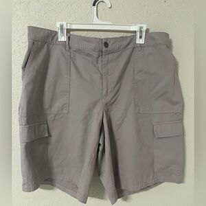 Wild Fable Men’s Cargo Outdoor Sporty Shorts 100% Cotton Gray Size XXL